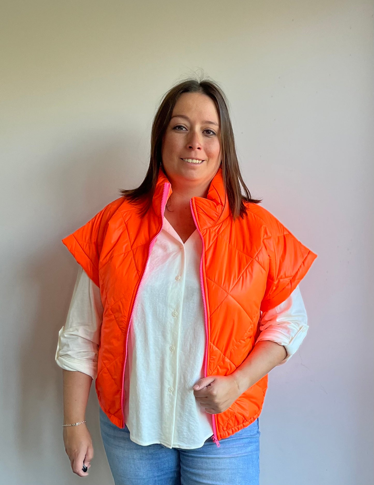 Vest oranje